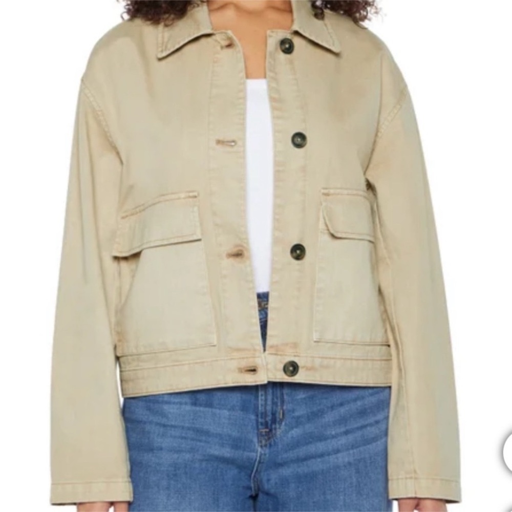 GAP Utility Jacket Beige Women's Medium